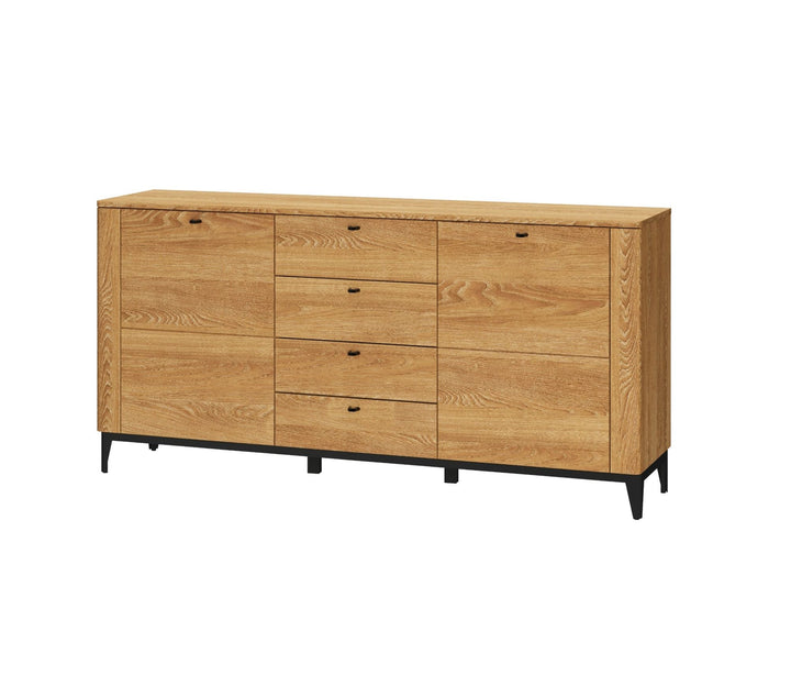 VESKOR Sideboard Kommode Massivholz Eiche modernes nordisches Möbel Kollektion Oporto