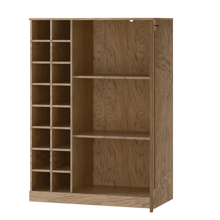 Rustikaler Barschrank aus geölter Eiche COZY 15, 100×140×50 cm | VESKOR
