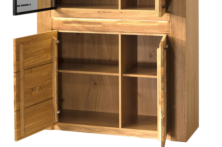 VELVET 12 Eichenvitrine, 110x42x200 cm | VESKOR