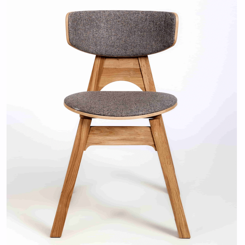 VESKOR Massive Eiche gepolstert Stuhl aus der Kollektion Frida Nordic Möbel mit einem modernen Design Mobel.Store