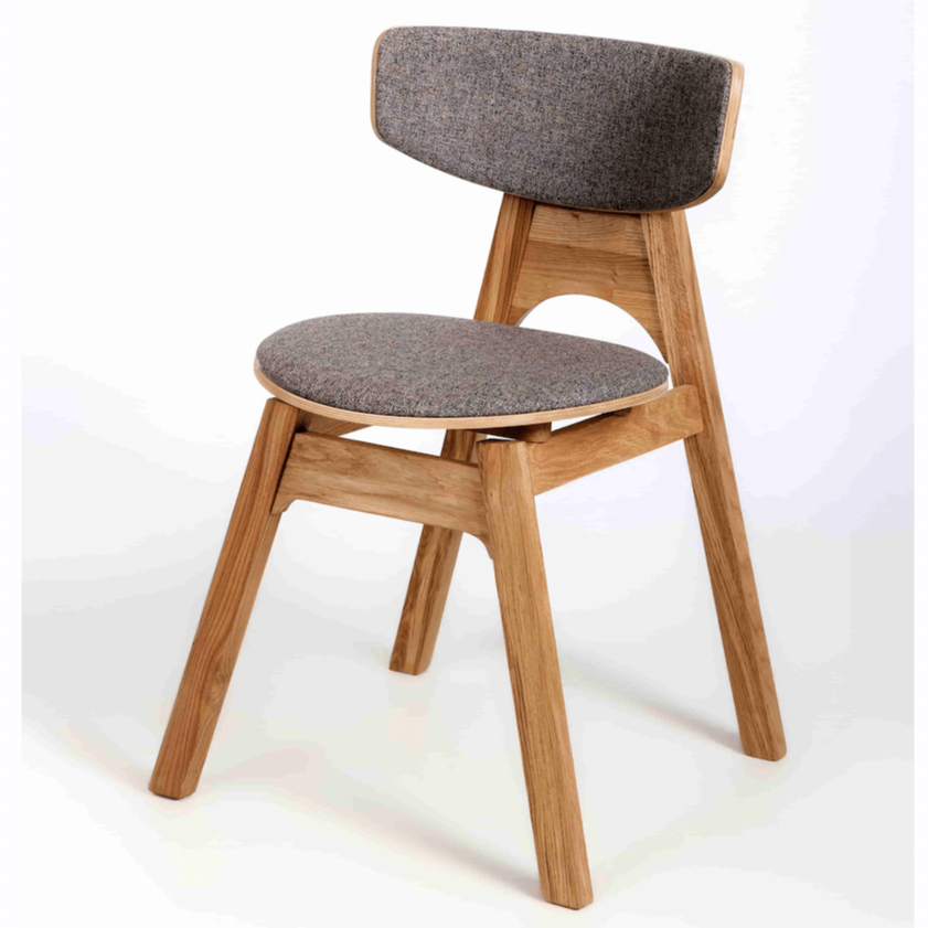 VESKOR Massive Eiche gepolstert Stuhl aus der Kollektion Frida Nordic Möbel mit einem modernen Design Mobel.Store