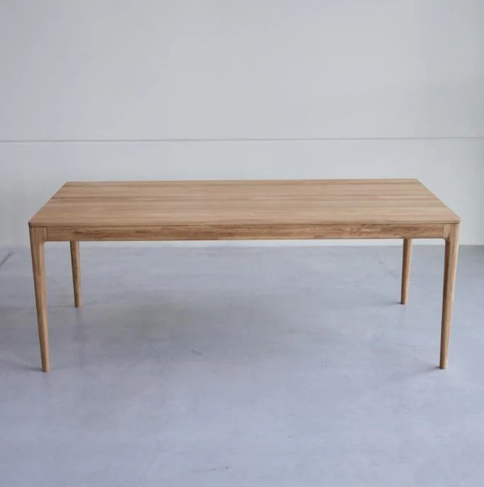 VESKOR Massivholztisch aus Eiche, Bergamo, modernes nordisches Möbeldesign