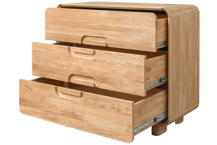 VESKOR Kommode Deo, Massivholz Eiche, modernes nordisches Möbel