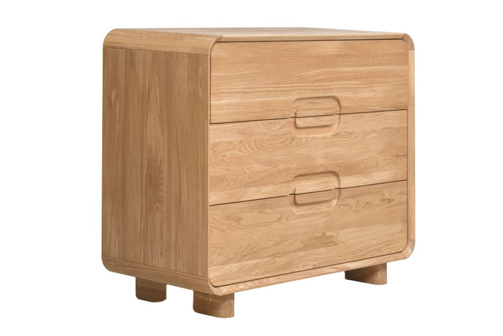 VESKOR Kommode Deo, Massivholz Eiche, modernes nordisches Möbel
