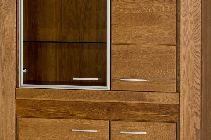 VELVET 12 Eichenvitrine, 110x42x200 cm | VESKOR