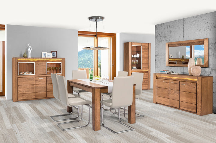 VELVET 12 Eichenvitrine, 110x42x200 cm | VESKOR