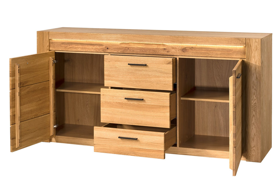 Eichenkommode VELVET 47, 181x42x89 cm | VESKOR