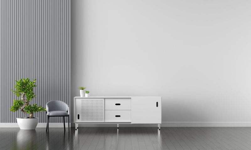 Wie man ein Wohnzimmer mit weißen Möbeln dekoriert