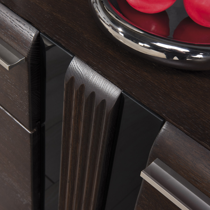 Eichenholz-TV-Ständer PORTI 25, 160x51x42 cm, VESKOR | VESKOR