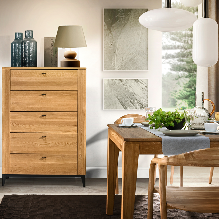 Ausziehbarer Esstisch FUEGO, 160-240x75x100 cm. | VESKOR