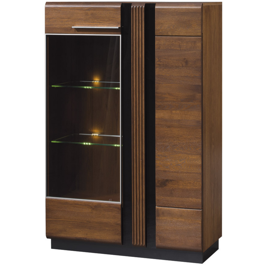 Eichenvitrine PORTI 15, 95x145x42 cm | VESKOR