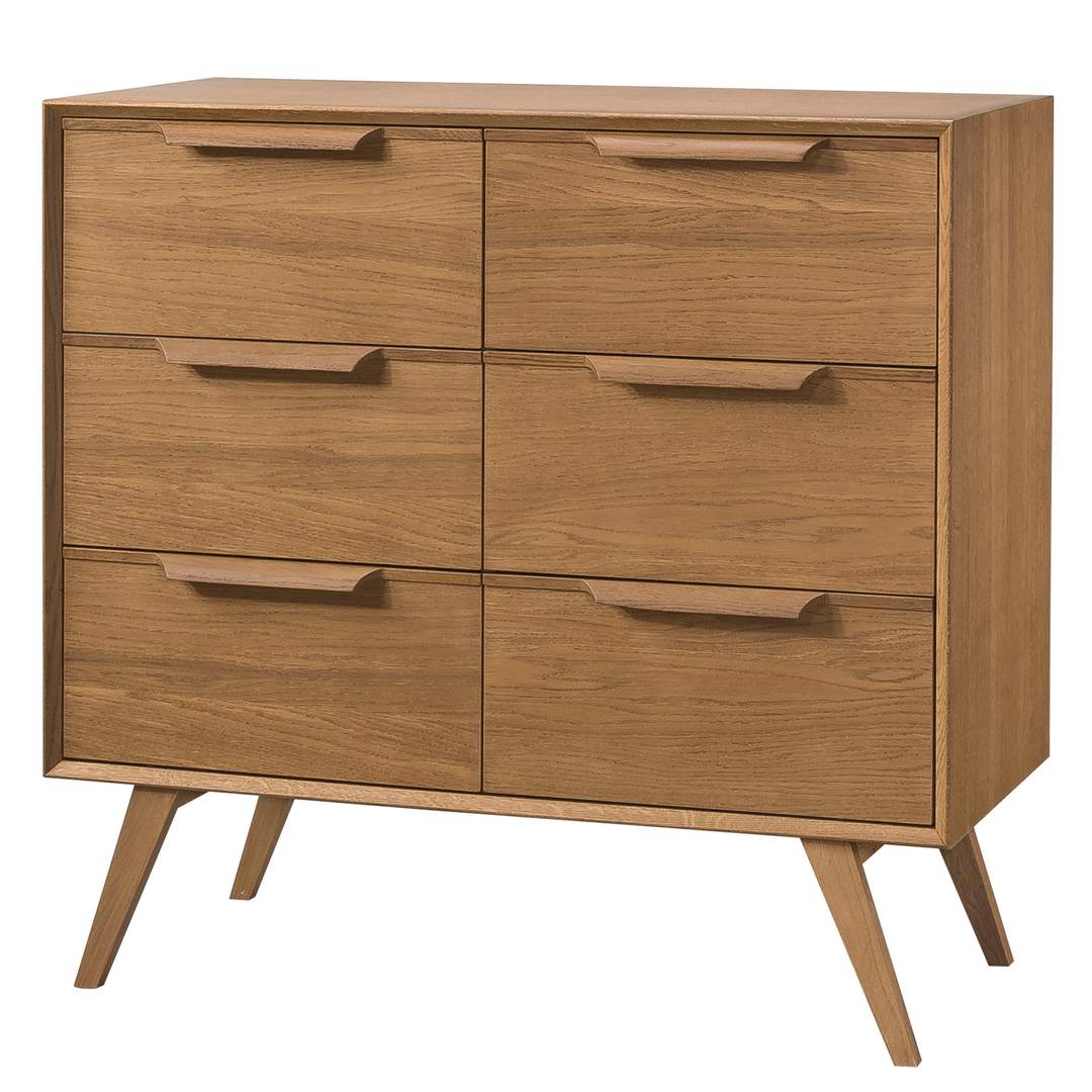 Rustikale Eichenkommode LEO 13, 105×49,5×100,7 cm | VESKOR