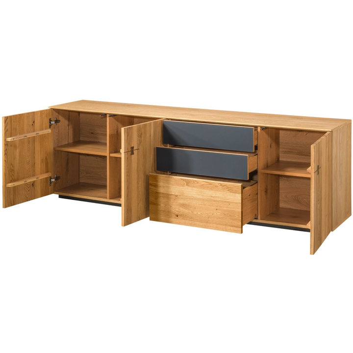 TV-Element MINURA 25 aus Eiche, 195×40×62 cm | VESKOR