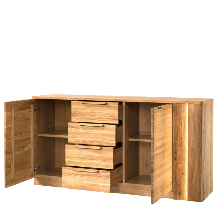 Kommode Eiche Honig LONDON 46, 180X92X43 cm | VESKOR