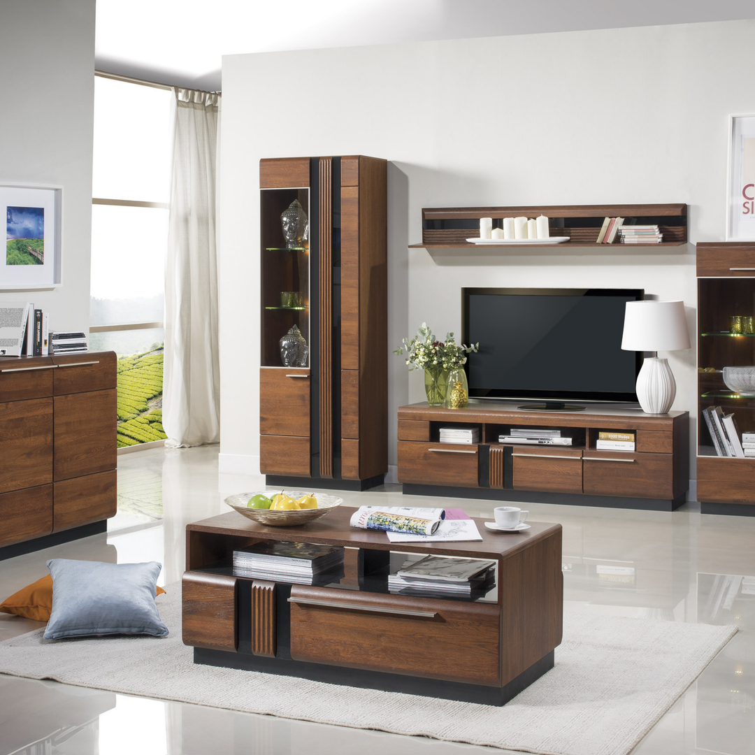 Couchtisch aus Eiche PORTI 41, 110x47x60 cm | VESKOR