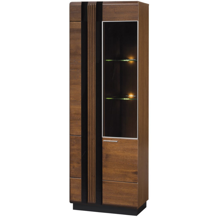 Eichenvitrine PORTI 10, 66x198x42 cm | VESKOR