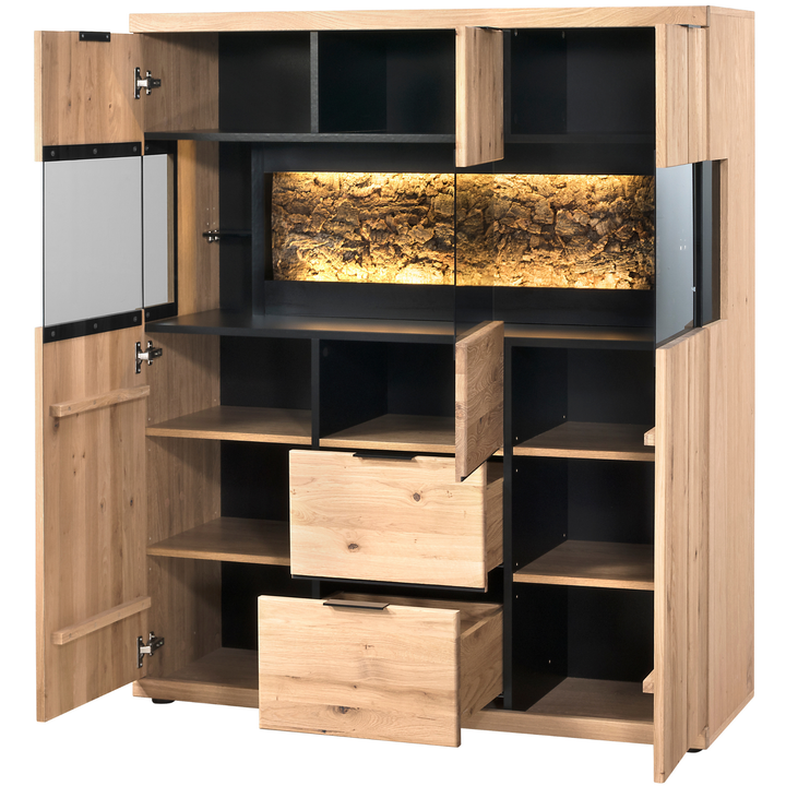 NAPOLI 22 Eichenanrichte, 121×141×42 cm | VESKOR