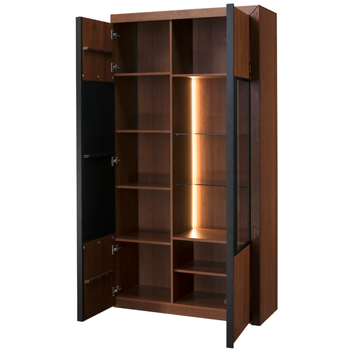 Eichenvitrine PARIS 12, 42x202x106 cm | VESKOR