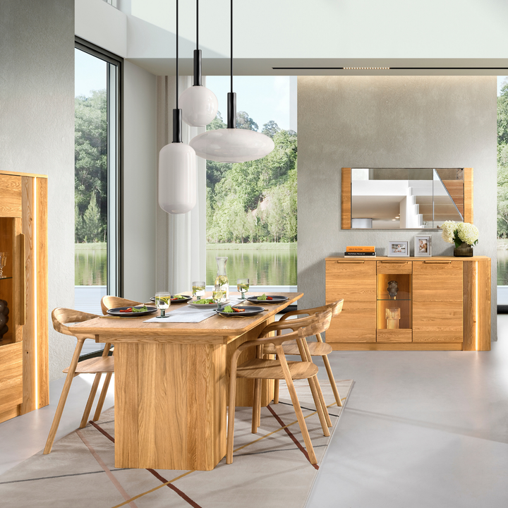 Honig-Eiche Spiegel LONDON 80, 140X65X30 cm | VESKOR