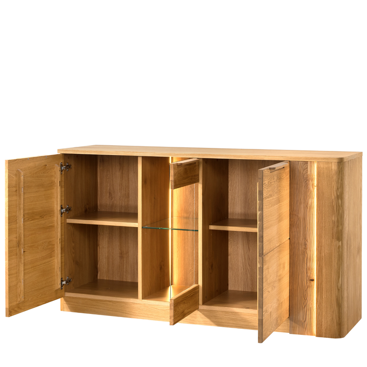 Kommode Eiche Honig LONDON 45, 165×92×43 cm | VESKOR