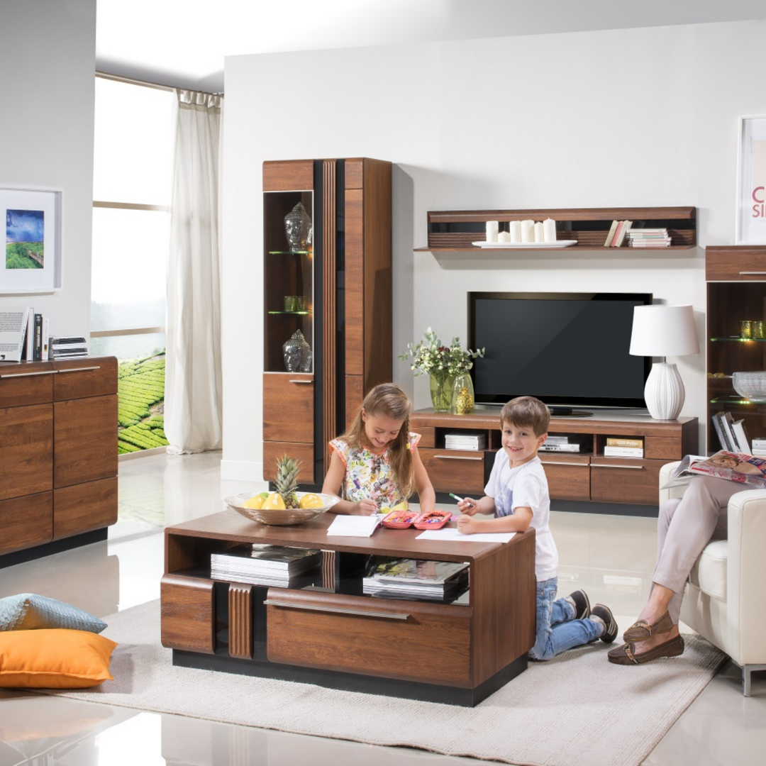 Couchtisch aus Eiche PORTI 41, 110x47x60 cm | VESKOR