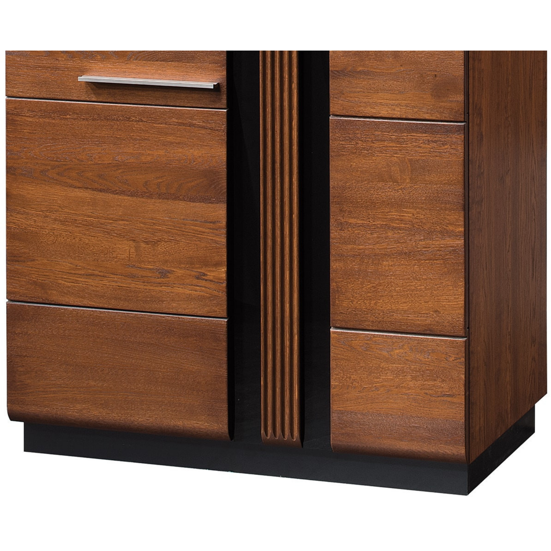 Kleiderschrank Eiche PORTI 70, 95x198x60 cm | VESKOR
