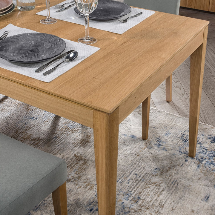 Eichen-Esstisch MINURA 40, 160-240x90x76 cm | VESKOR