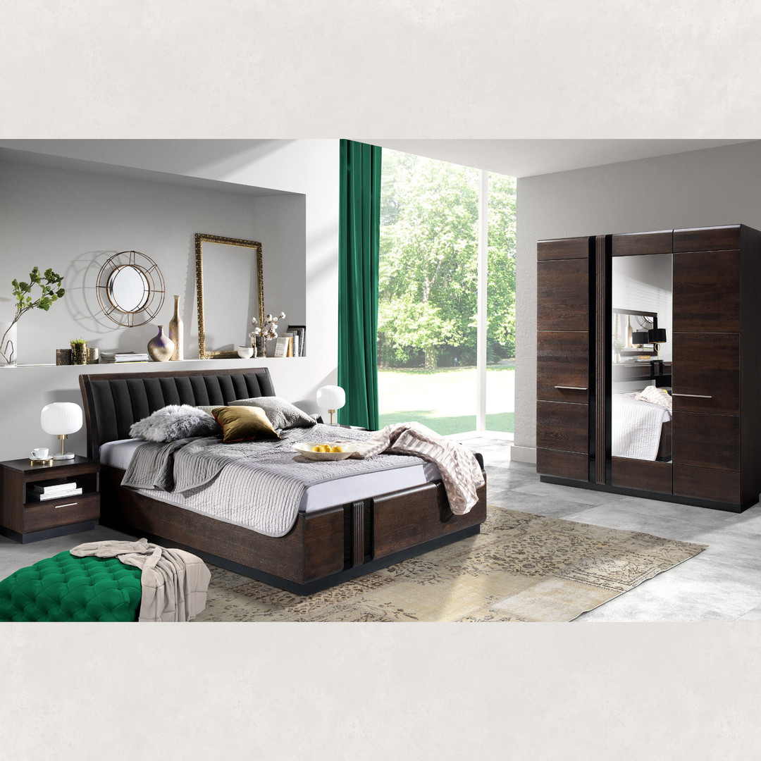 Kleiderschrank aus Eiche PORTI 73, 165x210x60 cm | VESKOR