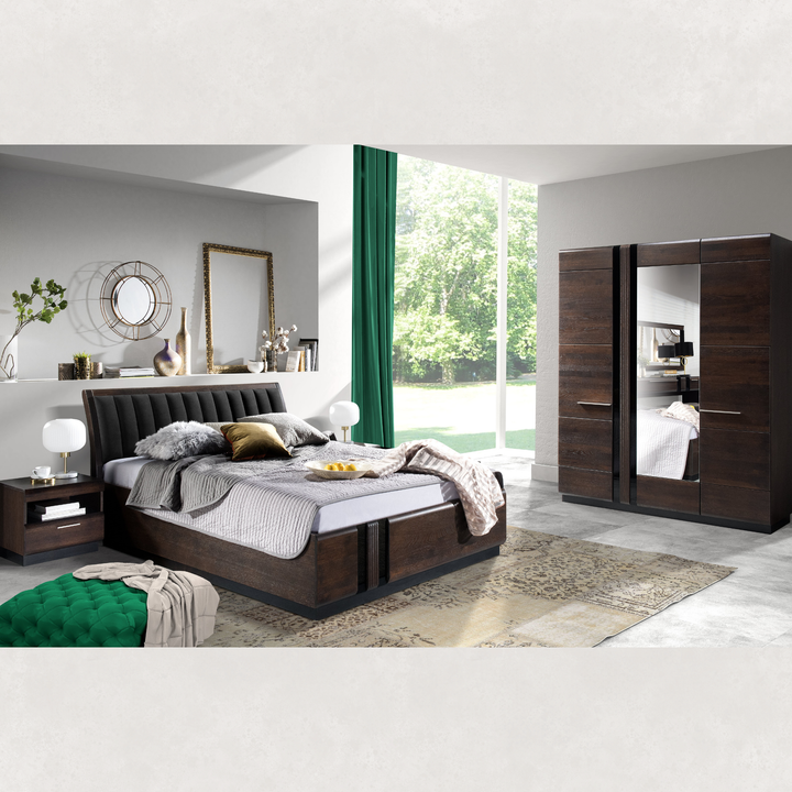 Kleiderschrank aus Eiche PORTI 73, 165x210x60 cm | VESKOR