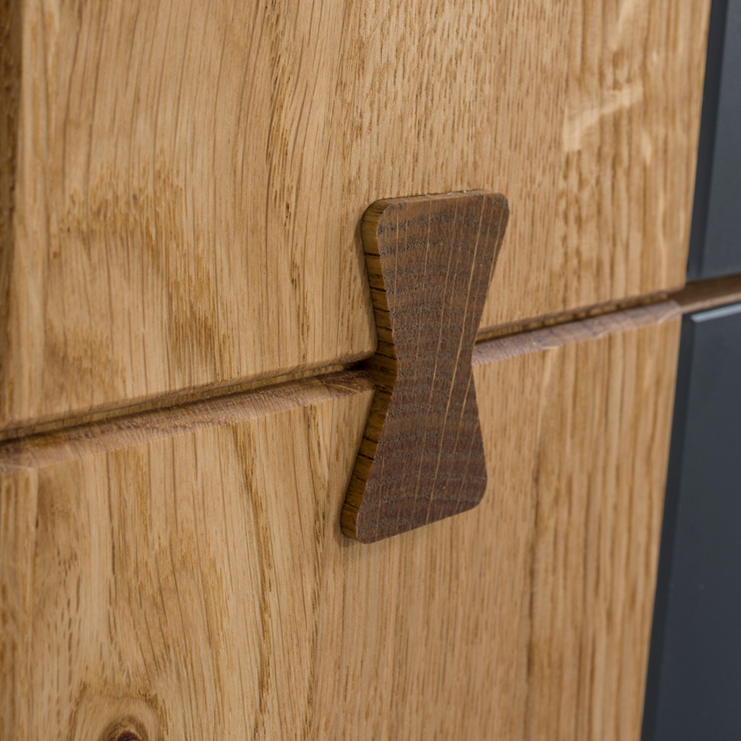 Eichenkommode MINURA 47, 195x85x40 cm | VESKOR