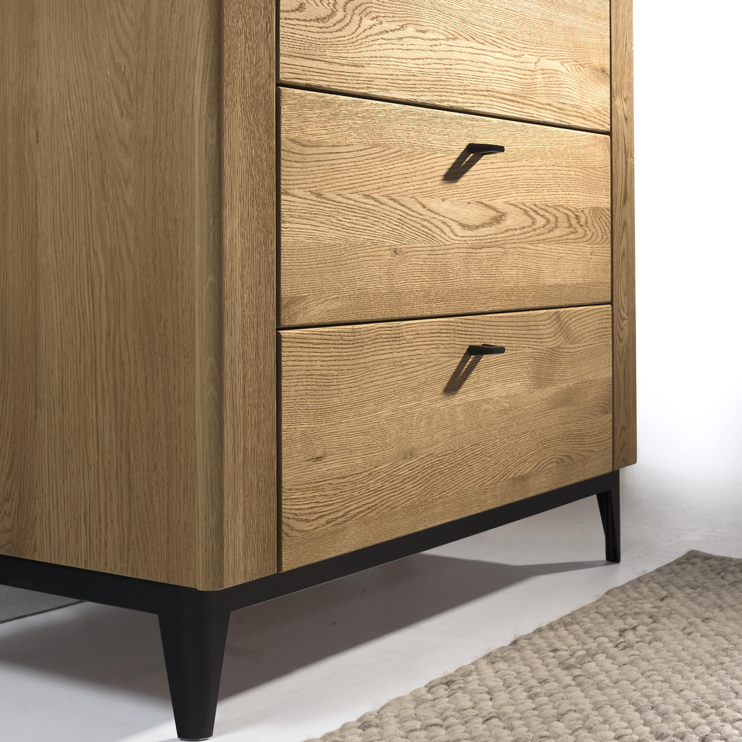 Eichenkommode OPORTO 75, 90x128x42 cm | VESKOR