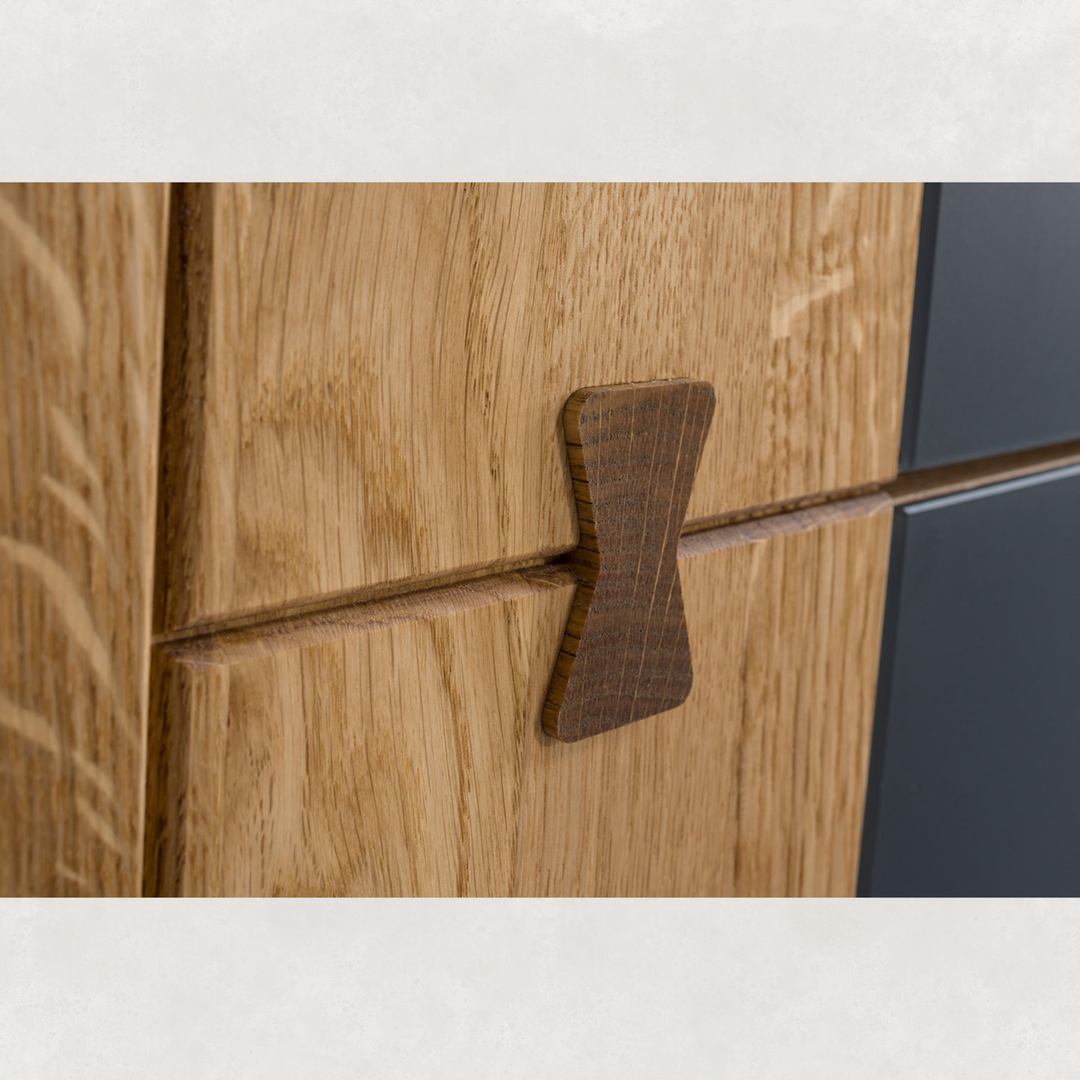 TV-Element MINURA 25 aus Eiche, 195×40×62 cm | VESKOR