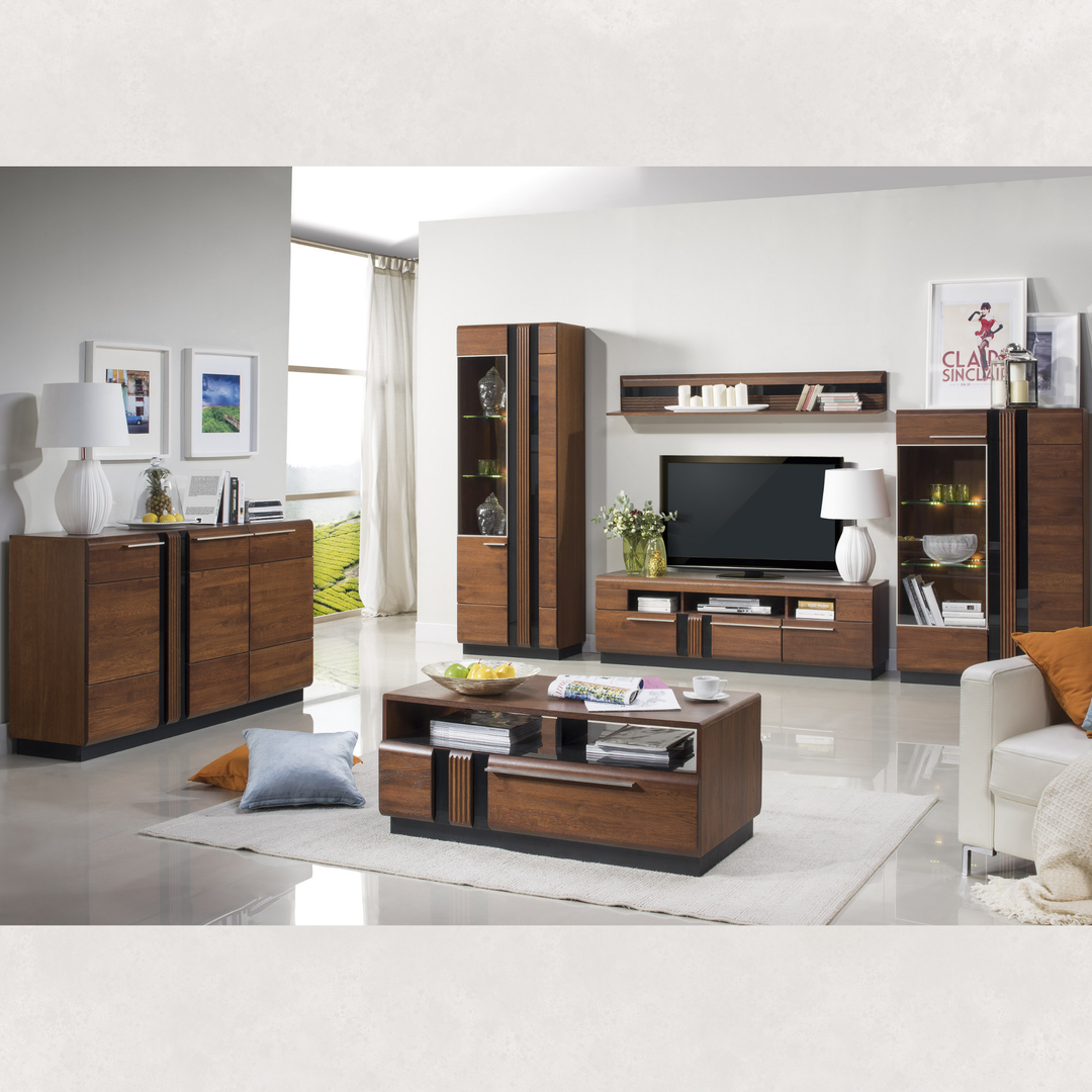 Eichenholzregal PORTI 35, 160x23x25 cm | VESKOR