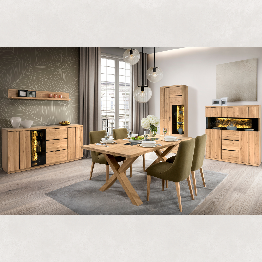 Fester Esstisch NAPOLI 40, 200×100×77 cm | VESKOR