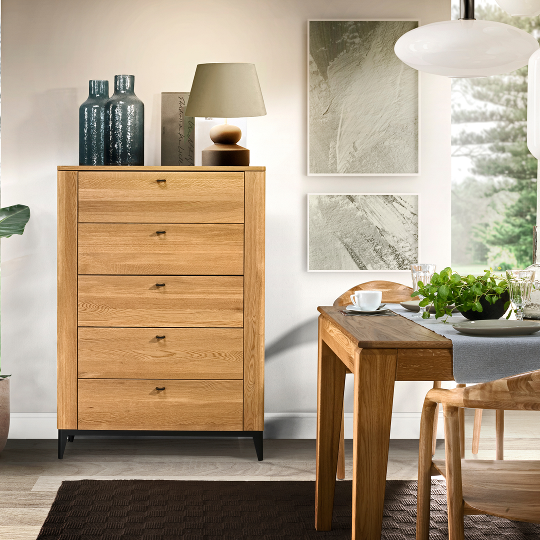 Eichenkommode OPORTO 75, 90x128x42 cm | VESKOR