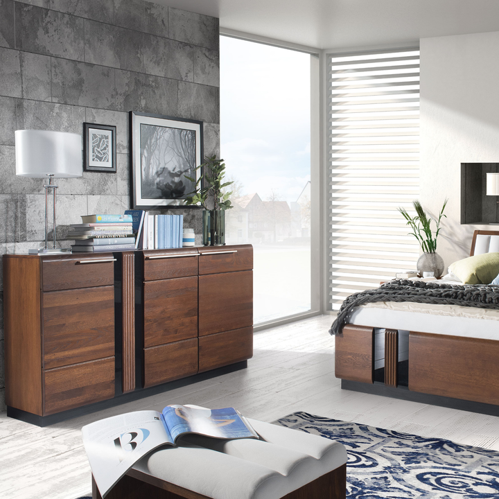 Eichenanrichte PORTI 45, 160x90x42 cm | VESKOR