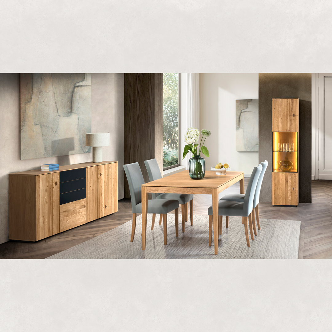 Eichenkommode MINURA 47, 195x85x40 cm | VESKOR