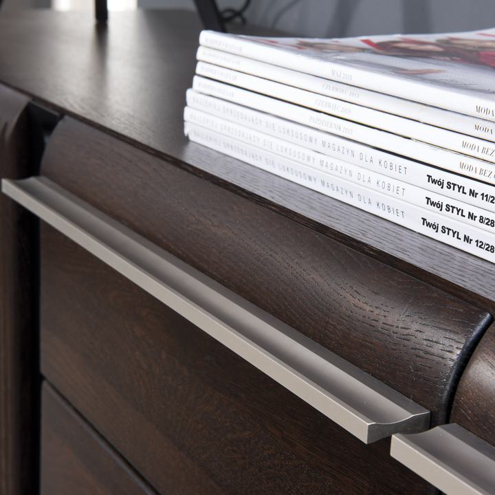 Eichenholz-TV-Ständer PORTI 25, 160x51x42 cm, VESKOR | VESKOR