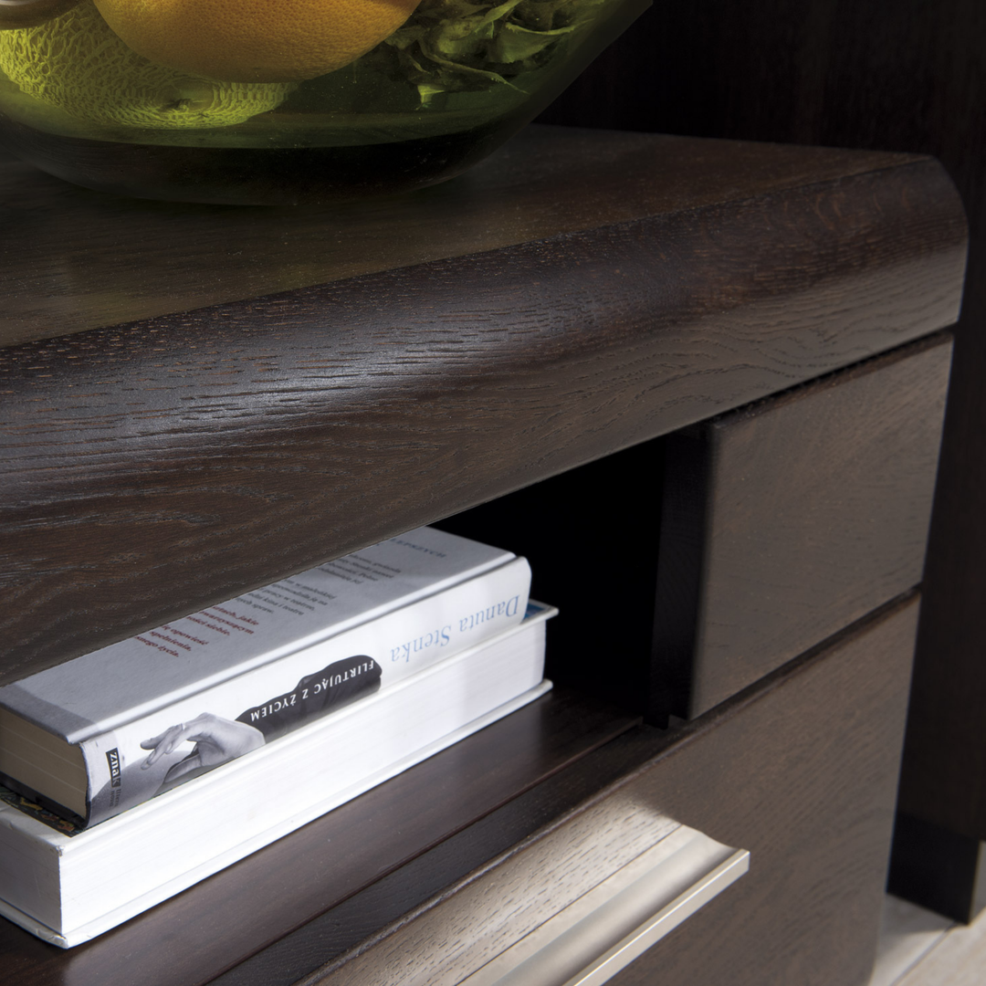 Eichenholz-TV-Ständer PORTI 25, 160x51x42 cm, VESKOR | VESKOR