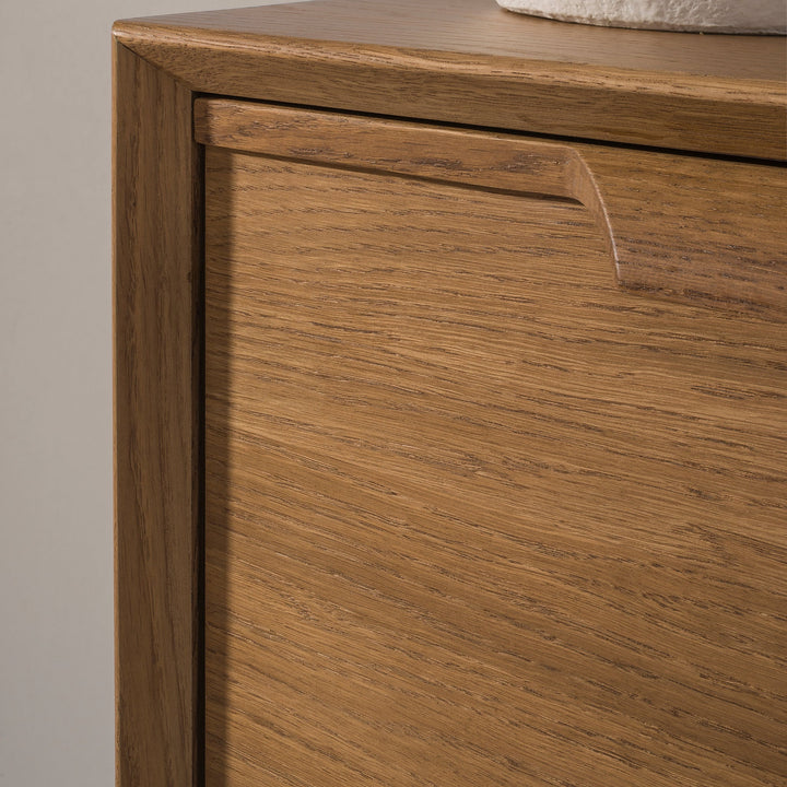 Rustikale Eichenkommode LEO 12, 105×49,5×100,7 cm | VESKOR