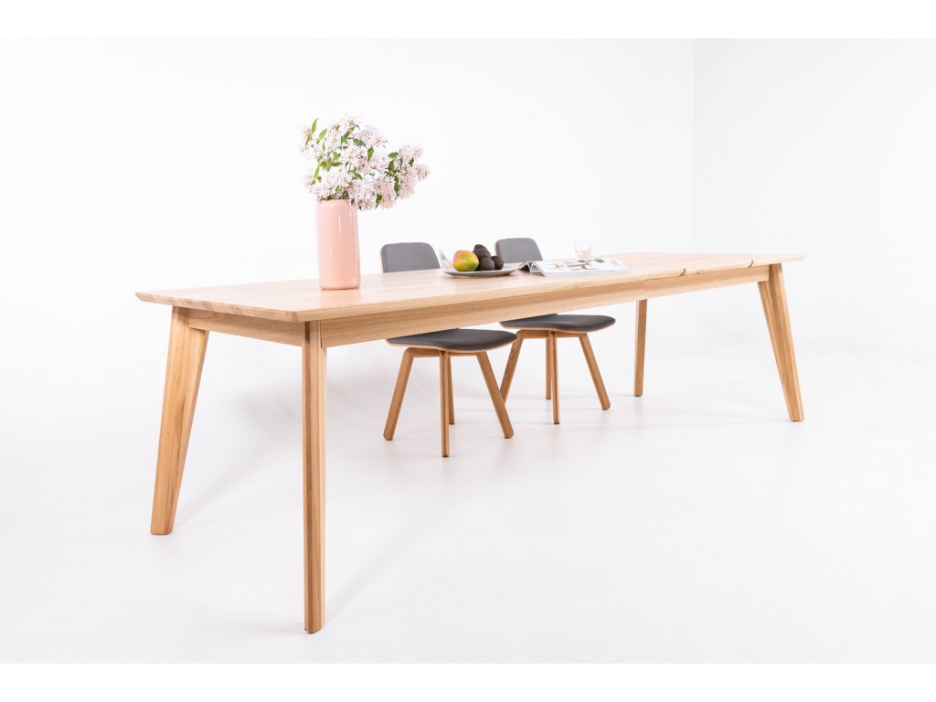 VESKOR Tisch aus massiver Buche Kambio Nordische moderne Möbel