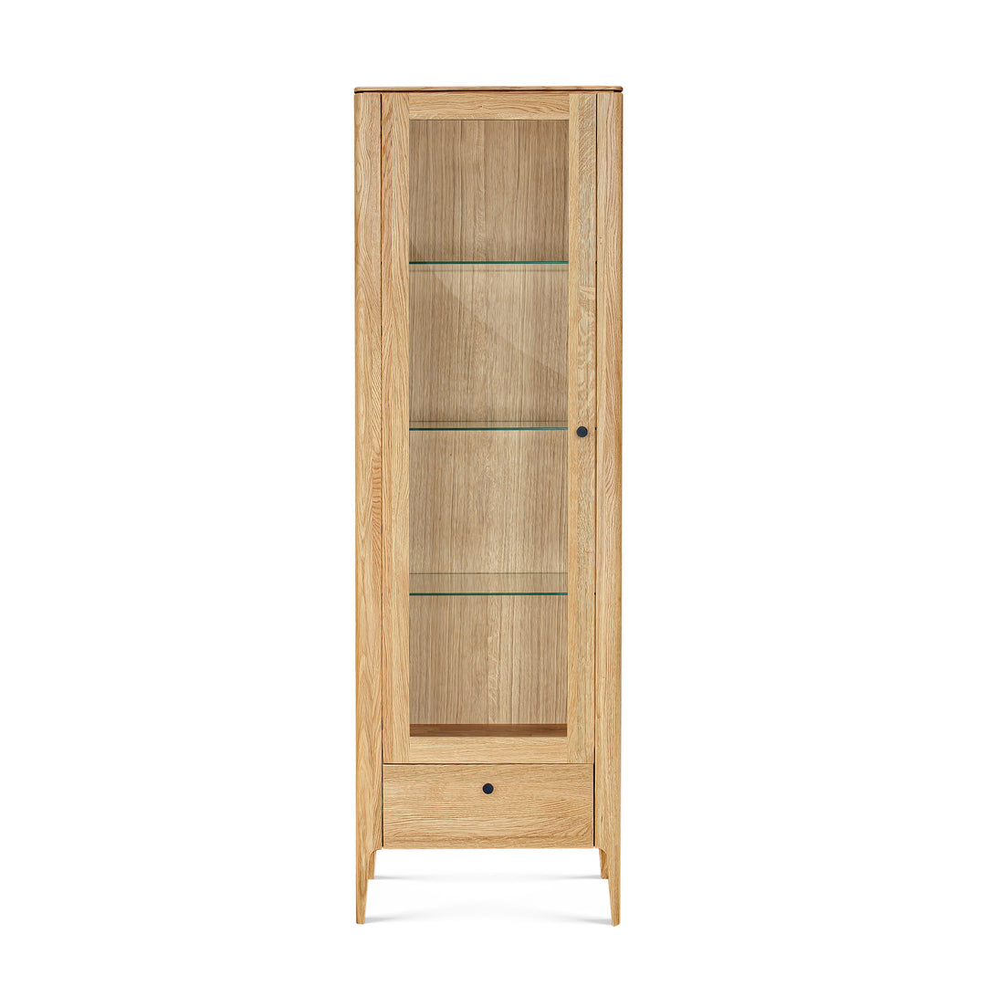 VESKOR Vitrine aus massiver Eiche Narvik 1