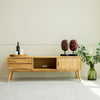 TV-Schrank mit Vitrine