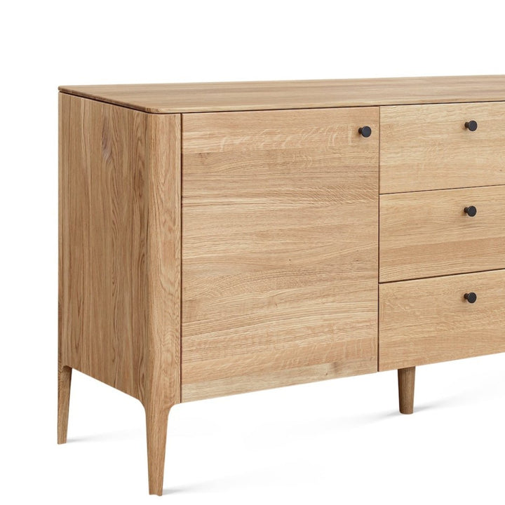 VESKOR Sideboard Kommode aus massiver Eiche Narvik