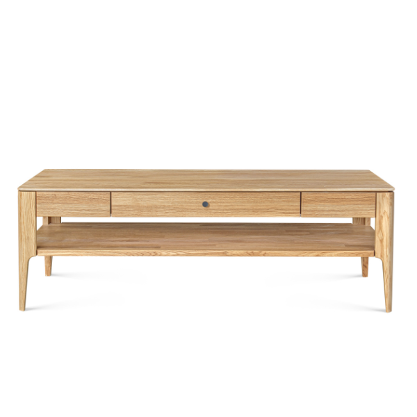 VESKOR Couchtisch aus massiver Eiche Narvik, 120х60х40 cm.