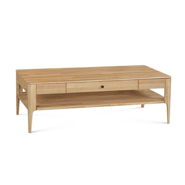 VESKOR Couchtisch aus massiver Eiche Narvik, 120х60х40 cm.