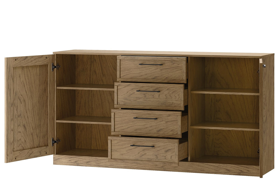 COZY 47 Kommode Eiche rustikal geölt, 170x90x42 cm | VESKOR