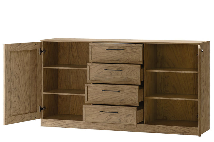 COZY 47 Kommode Eiche rustikal geölt, 170x90x42 cm | VESKOR