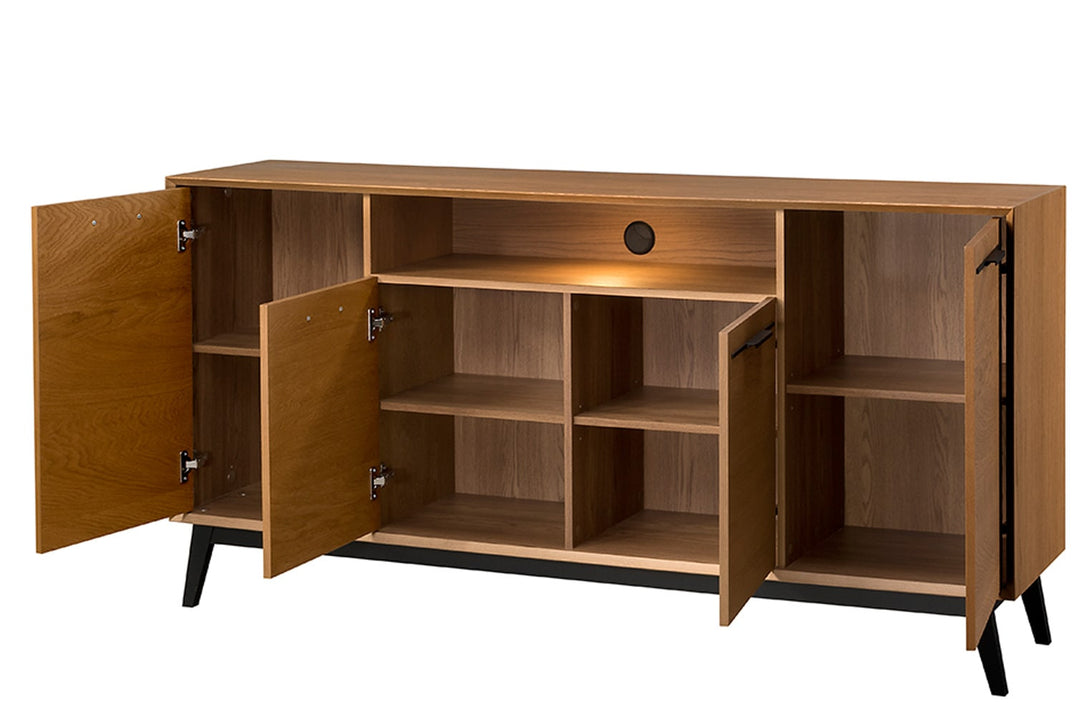 LAZURE 47 Kommode Eiche rustikal, 180×90×42 cm | VESKOR