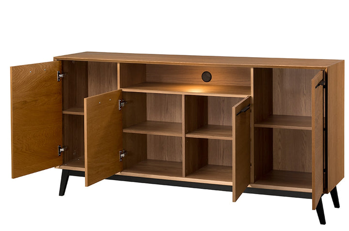 LAZURE 47 Kommode Eiche rustikal, 180×90×42 cm | VESKOR